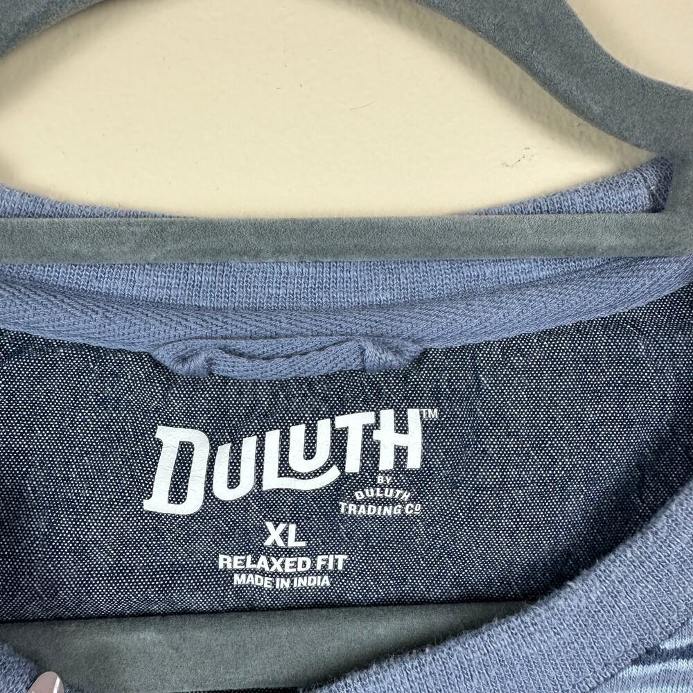 Duluth Trading Striped Gusset Mens T Shirt XL Workwear Utility Gorpcore Hiking - Picture 5 of 7